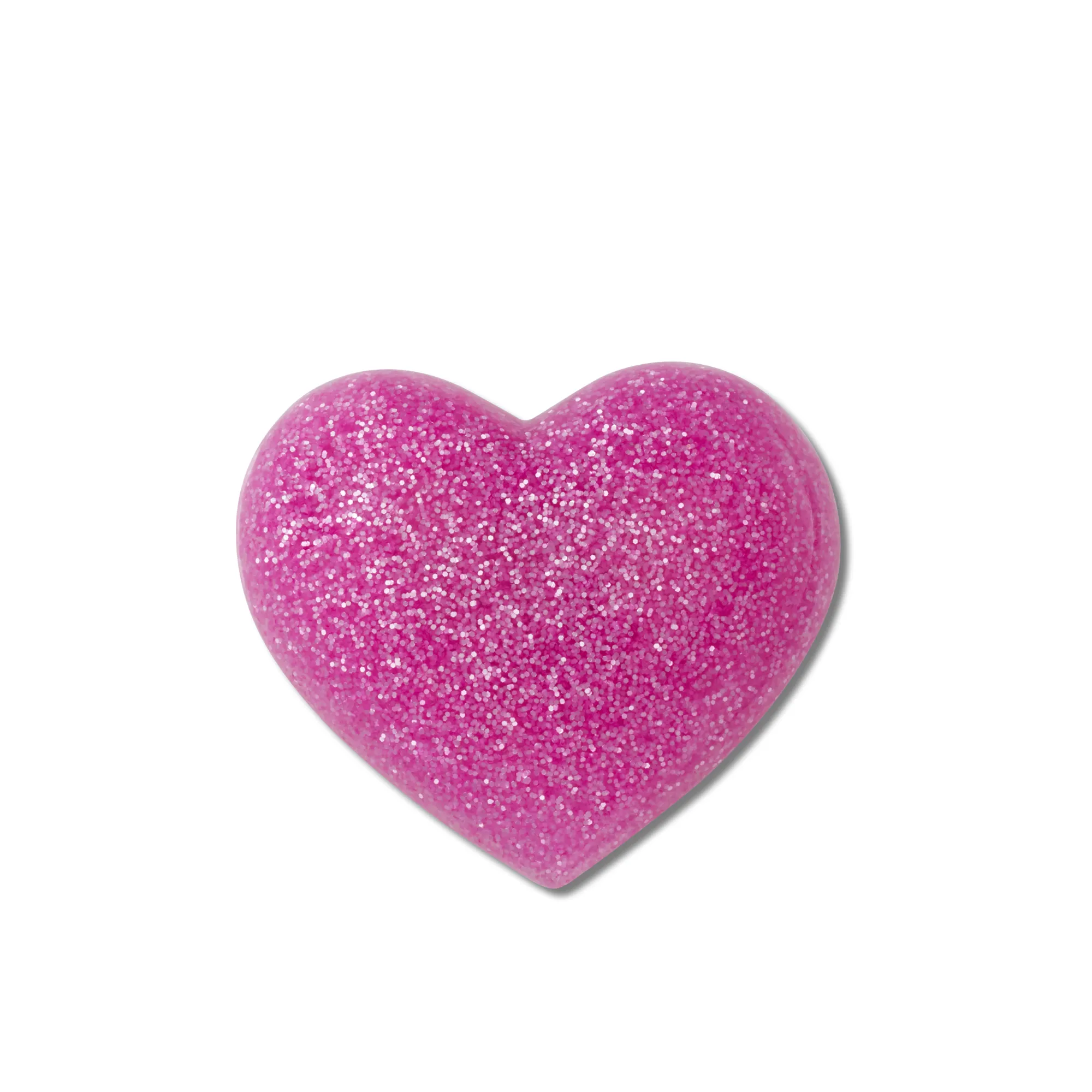 ตัวติดรองเท้า JIBBITZ™ 3D DARK PINK GLITTER HEART