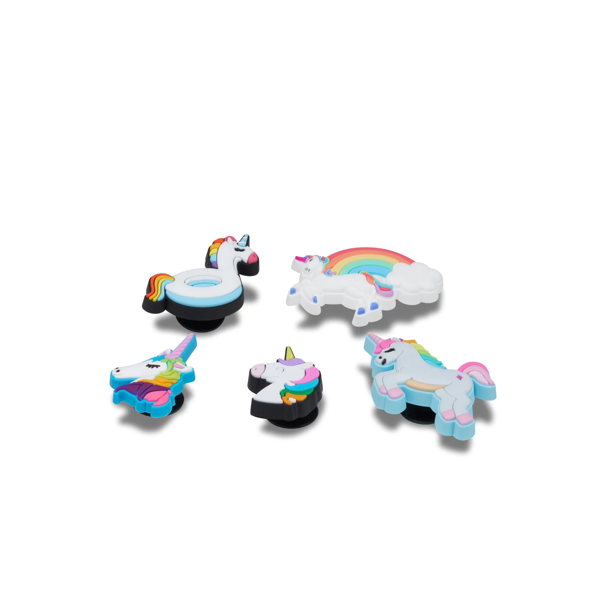 ตัวติดรองเท้า JIBBITZ™ FAVORITE UNICORNS 5 PACK