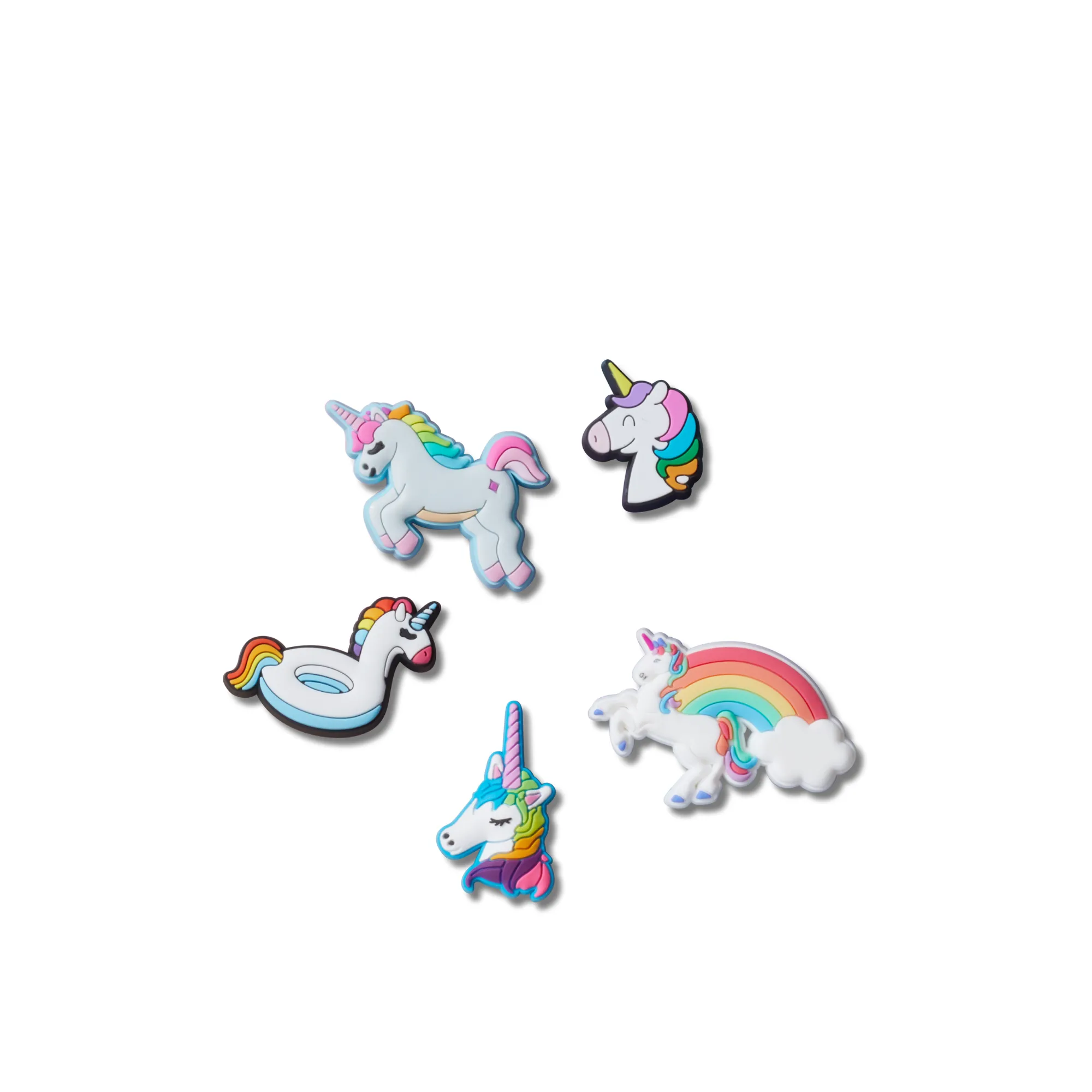 ตัวติดรองเท้า JIBBITZ™ FAVORITE UNICORNS 5 PACK