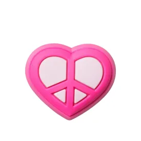 ตัวติดรองเท้า JIBBITZ™ PEACE SIGN HEART