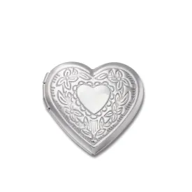 ตัวติดรองเท้า JIBBITZ™ SILVER HEART LOCKET