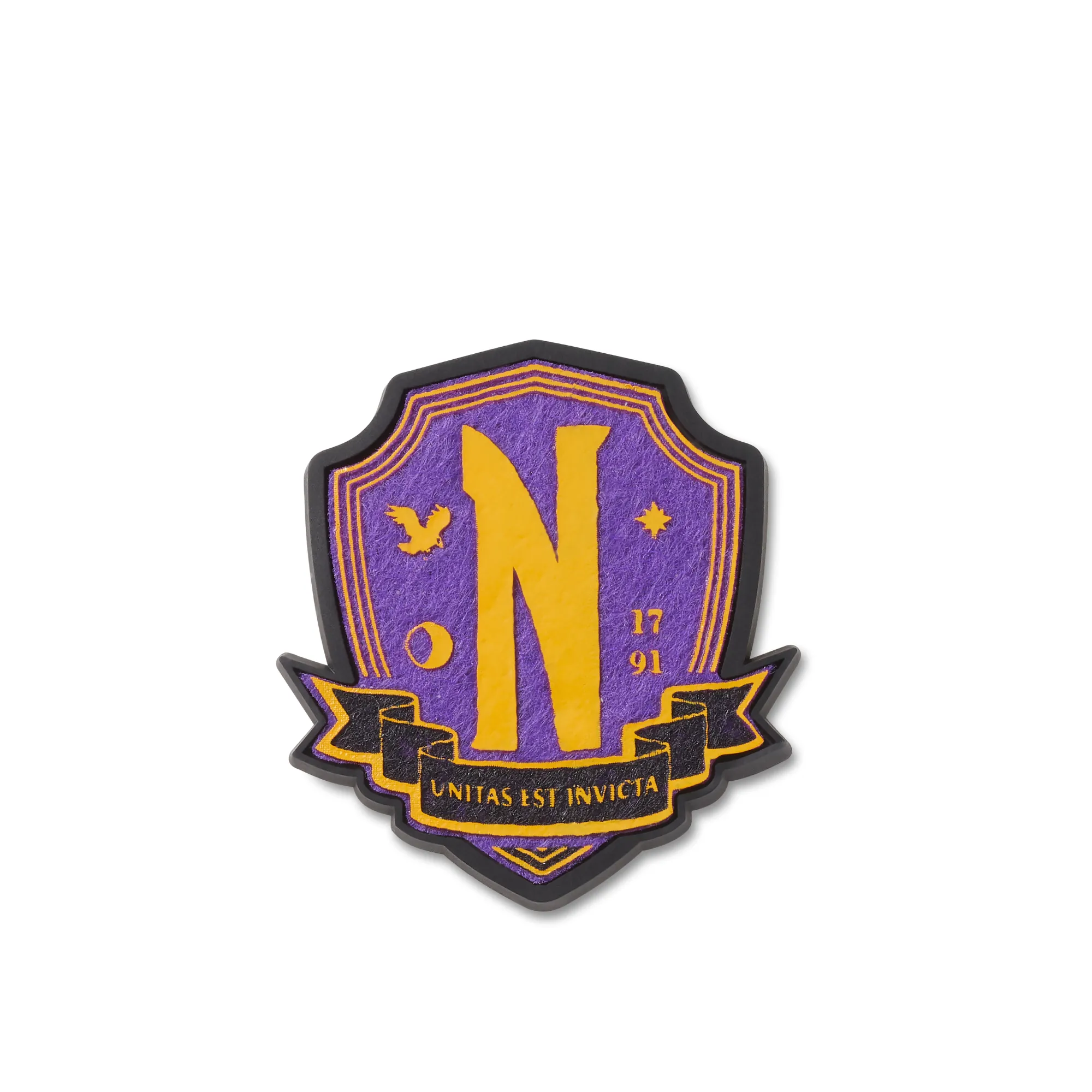 ตัวติดรองเท้า JIBBITZ™ WEDNESDAY NEVERMORE BADGE