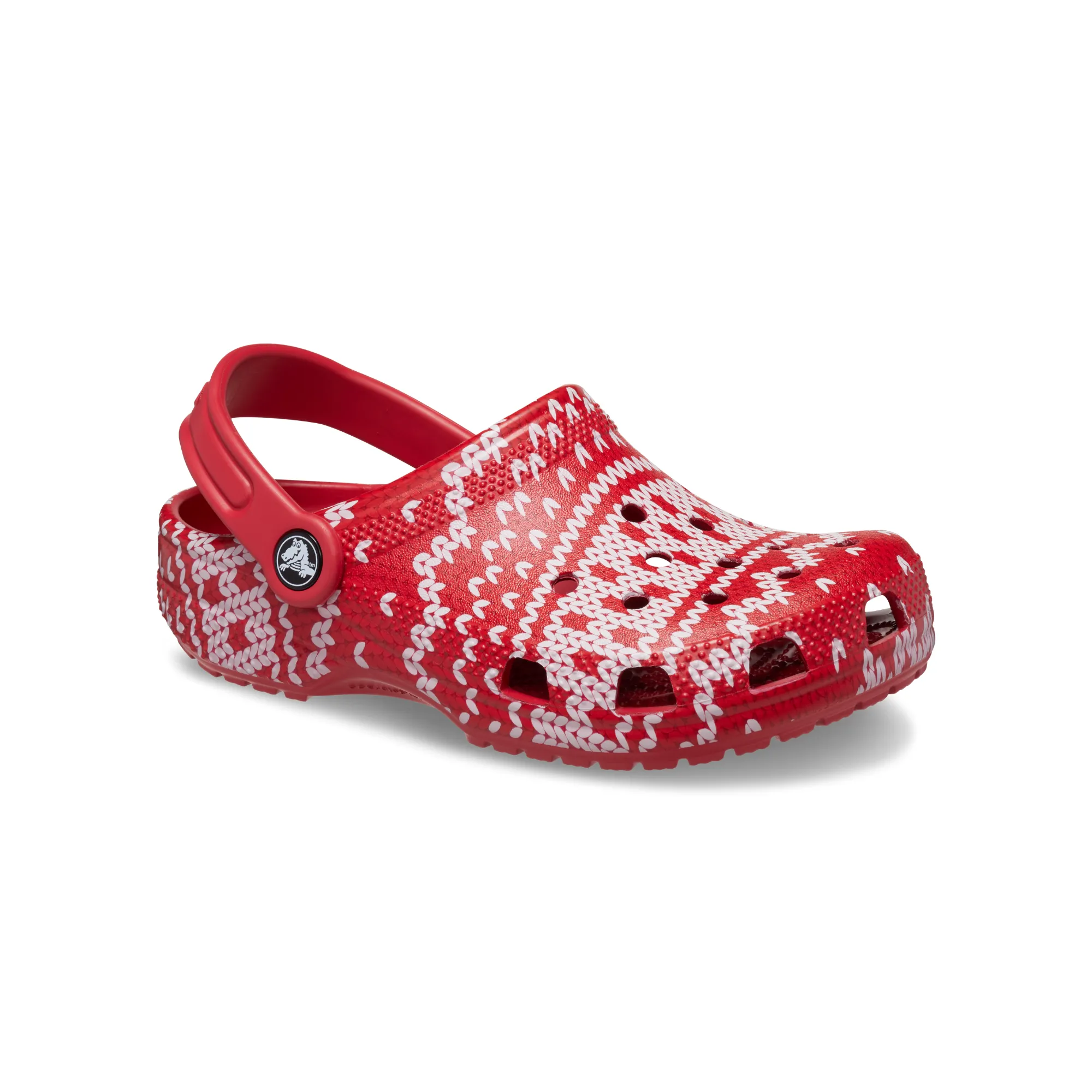 รองเท้าลำลองเด็ก TODDLER CLASSIC HOLIDAY SWEATER CLOG