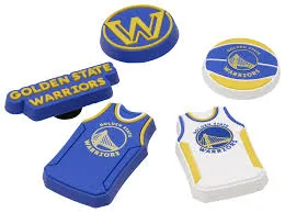 10011277 Nba Golden State Warriors 5Pk Jibbitz