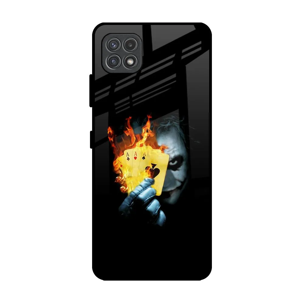 AAA Joker Glass Case for Samsung Galaxy A22 5G