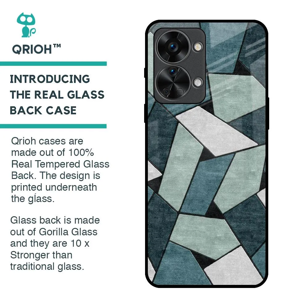 Abstact Tiles Glass Case for OnePlus Nord 2T 5G