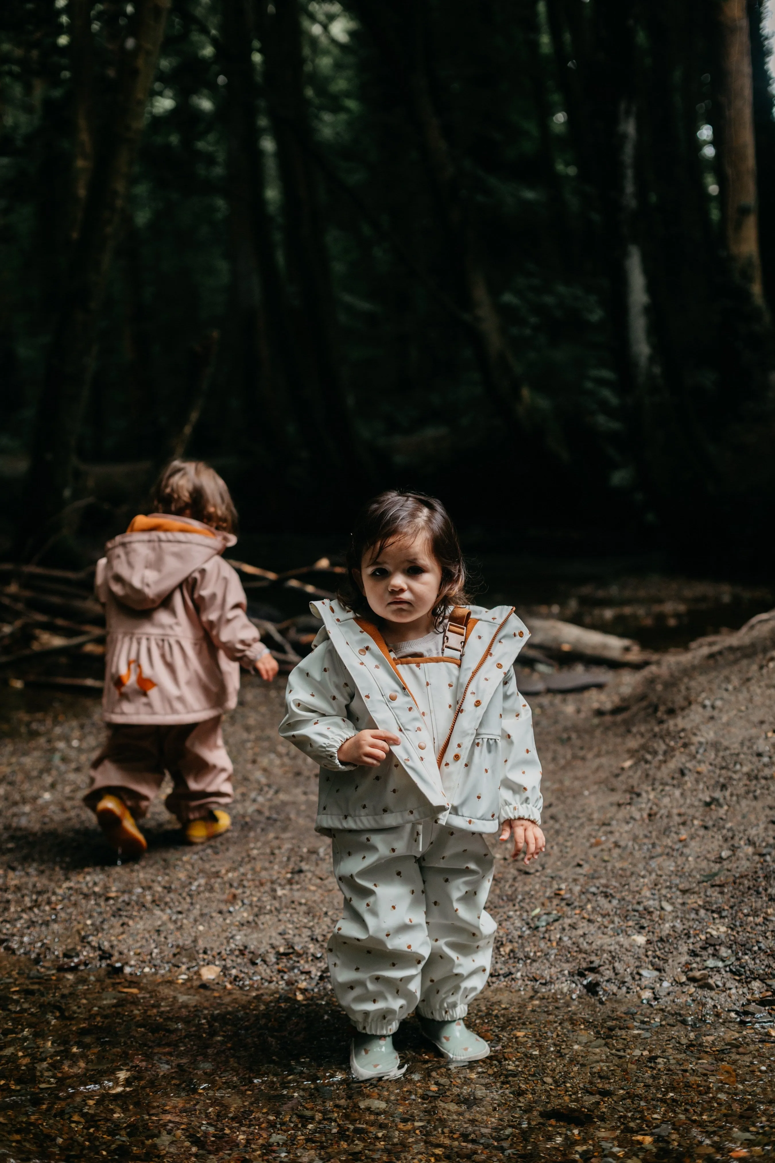 Acorn Print Raincoat