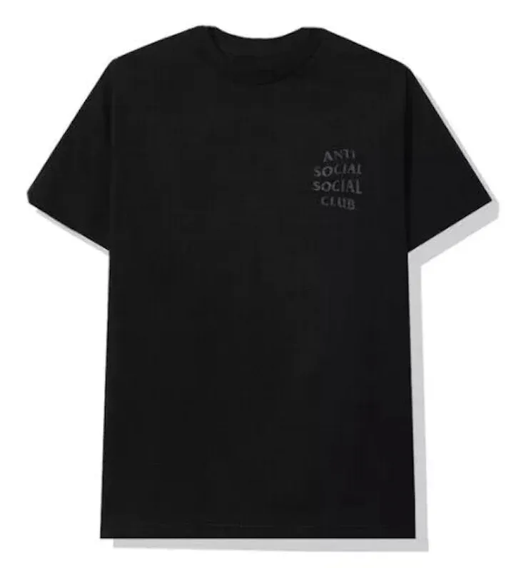 Anti Social Social Club Dramatic Kkoch Tee Black