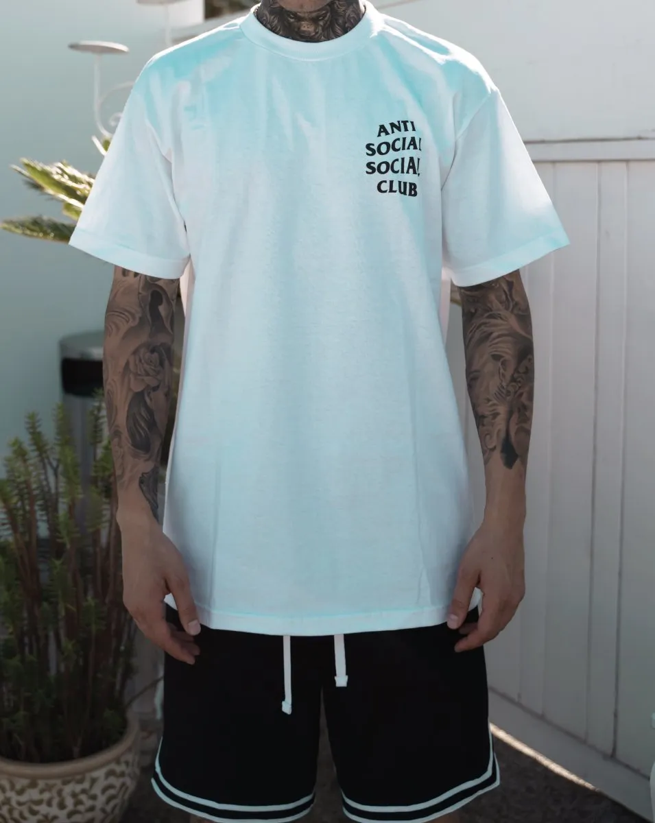 Anti Social Social Club White Cotton Cherry Blossom ASSC T- Shirt