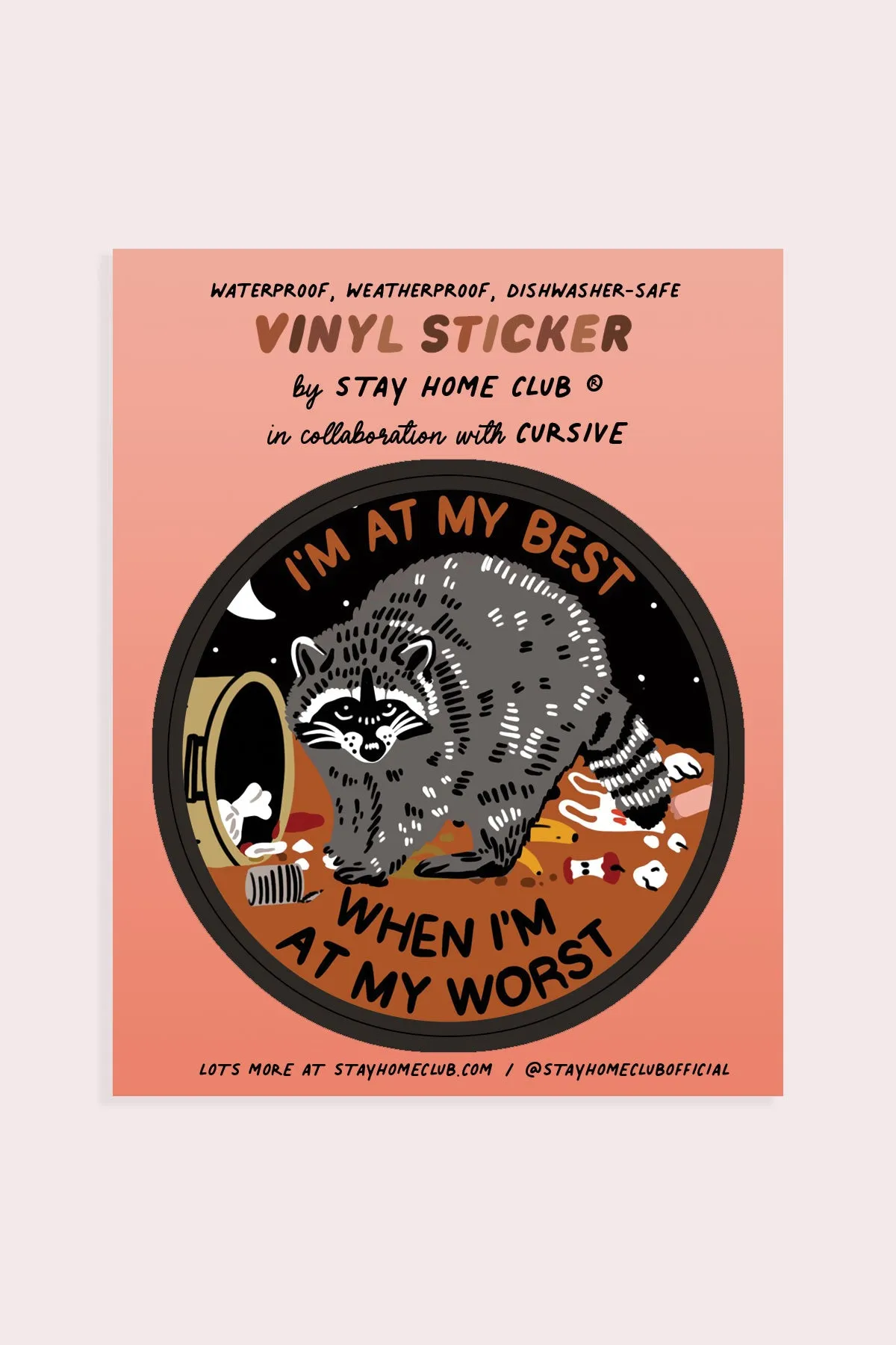 At My Best Vinyl Sticker