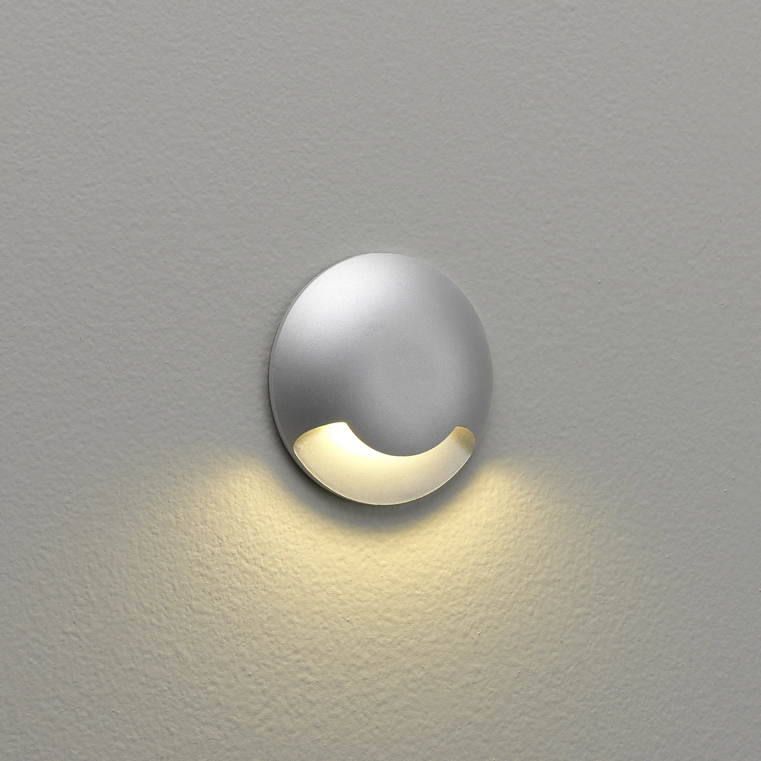 Beam One/Two Integrated LED IP67 Recessed Wall Light - Matt Painted Silver Finish