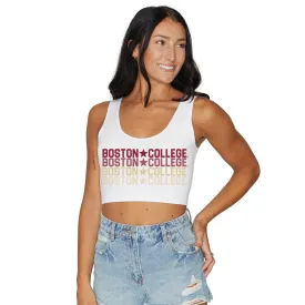 Boston College Star Crop Tank Top