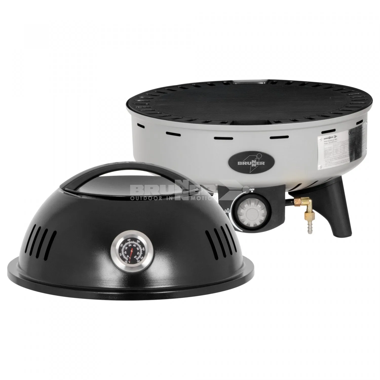 BRUNNER DEVIL BBQRUISER LT GRILL A GAS PORTATILE COMPATTO E LEGGERO