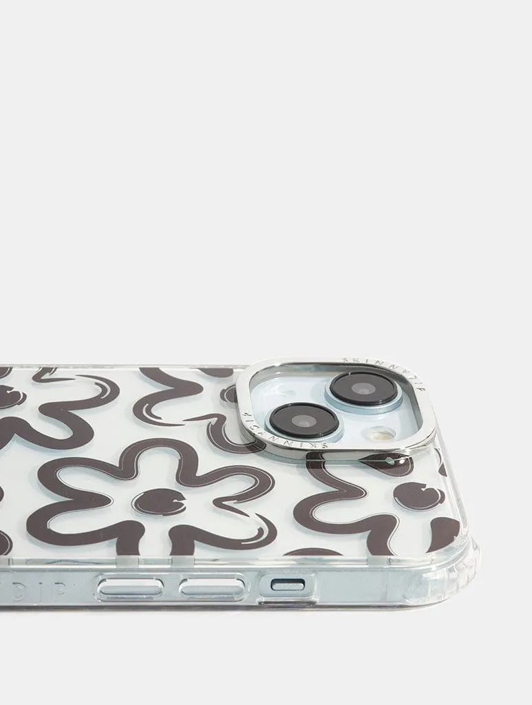 Brush Flower Shock iPhone Case