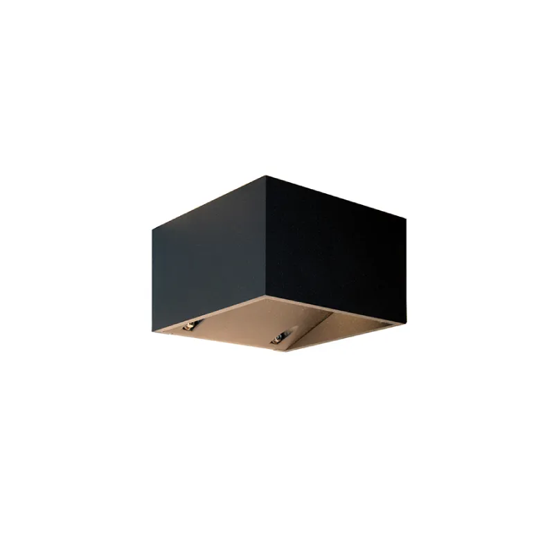 Contemporary Squared Outdoor Wall Light