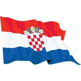 Croatia 1.52m x 0.91m (5ftx 3ft) Budget Display Flag