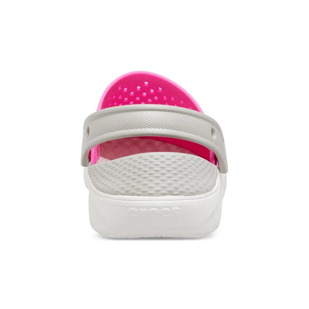 Crocs-205964-6qr-c11 Literide Clog K Epk/whi C11 Kids