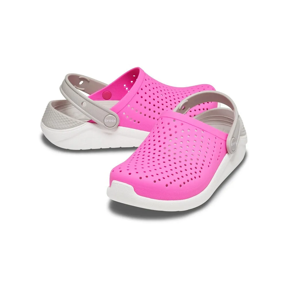 Crocs-205964-6qr-c11 Literide Clog K Epk/whi C11 Kids