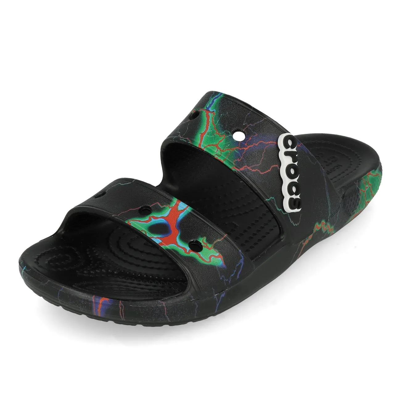 Crocs Classic Crocs Out of this World Sandal Black Lightning Bolts