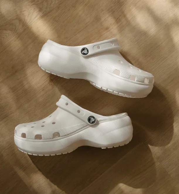 Crocs Classic Platform Clog White