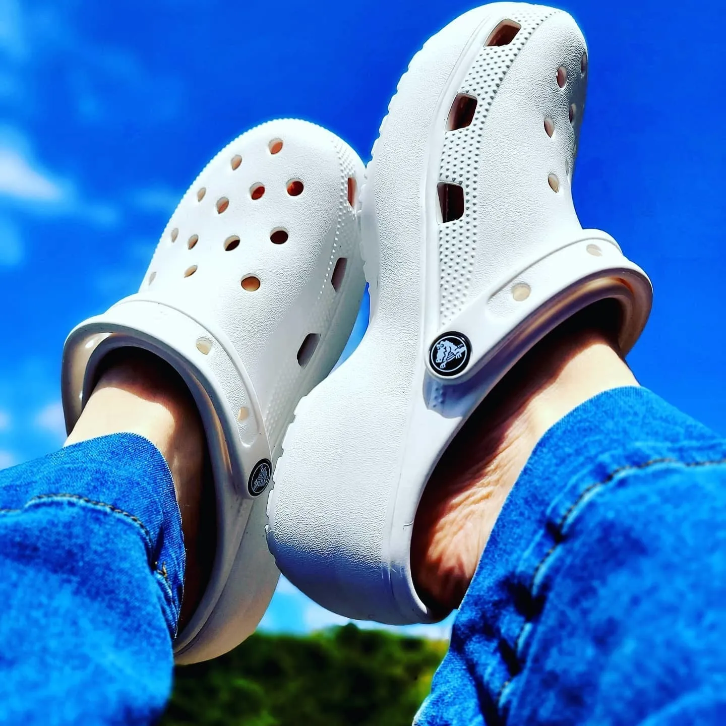 Crocs Classic Platform Clog White