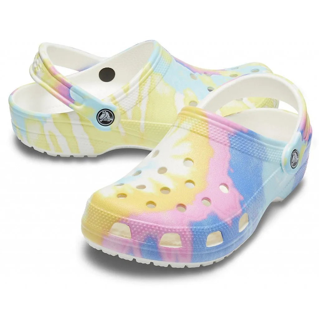 Crocs Classic Tie Dye Graphic Clogs