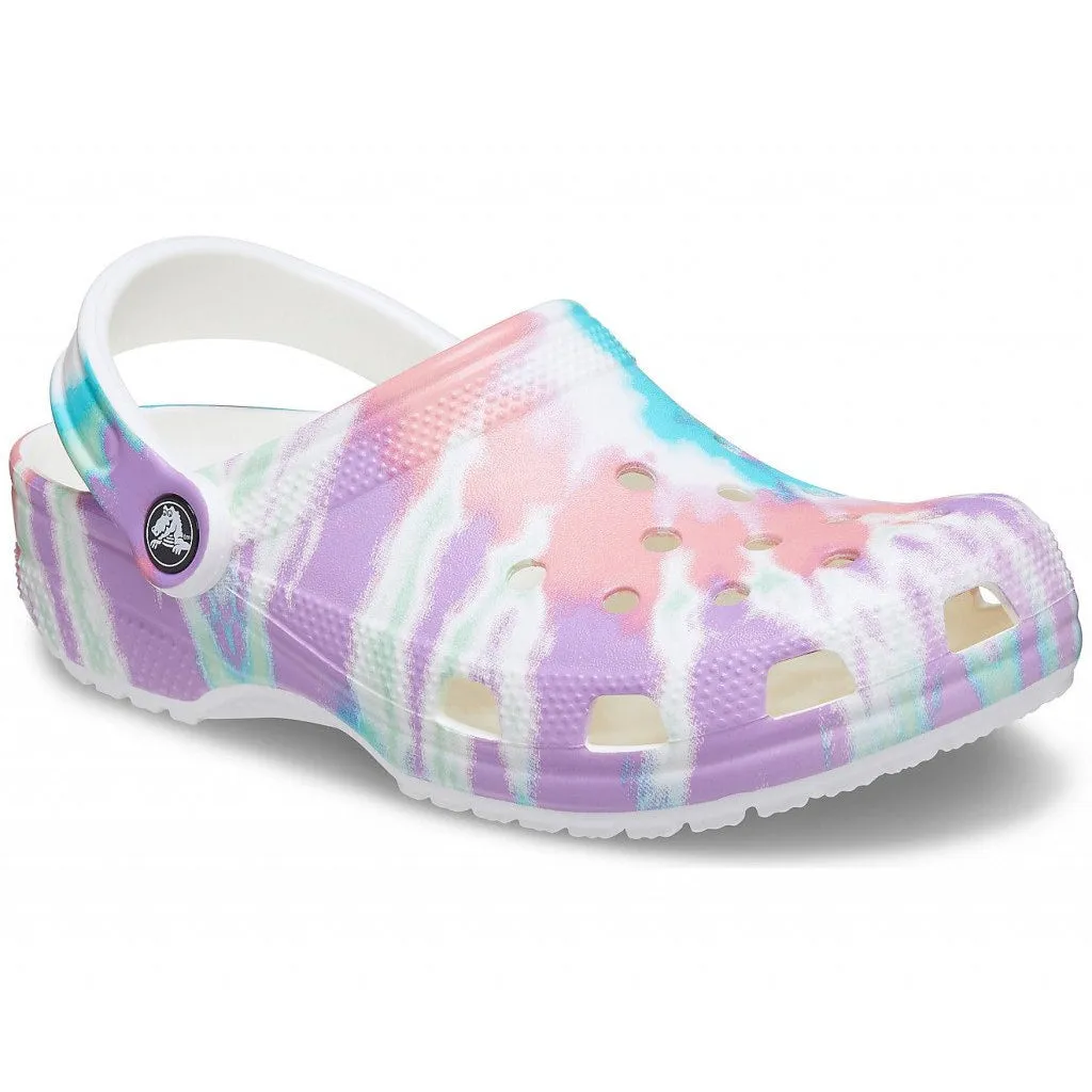 Crocs Classic Tie Dye Graphic Clogs