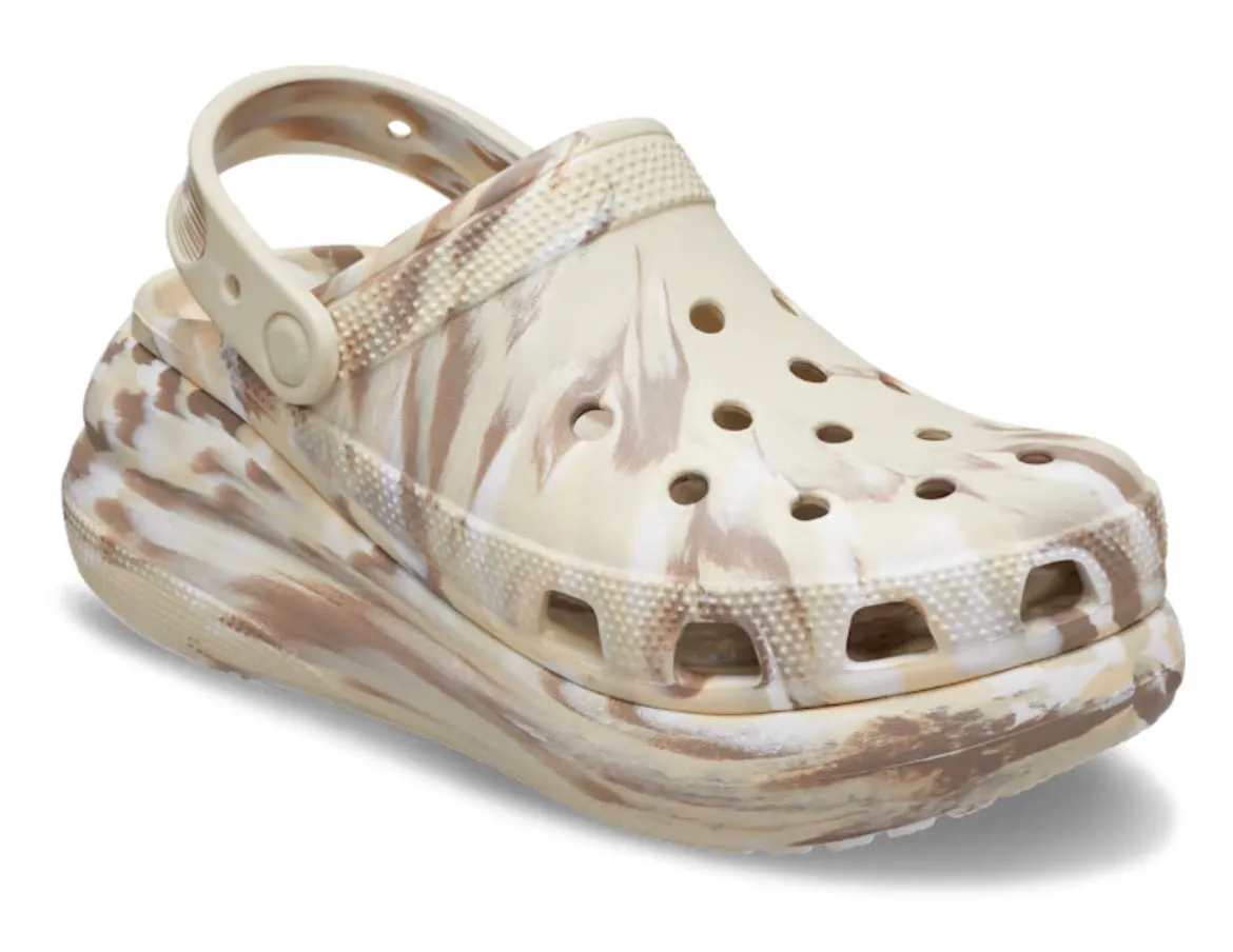 Crocs Crush Clog Marbled Bone