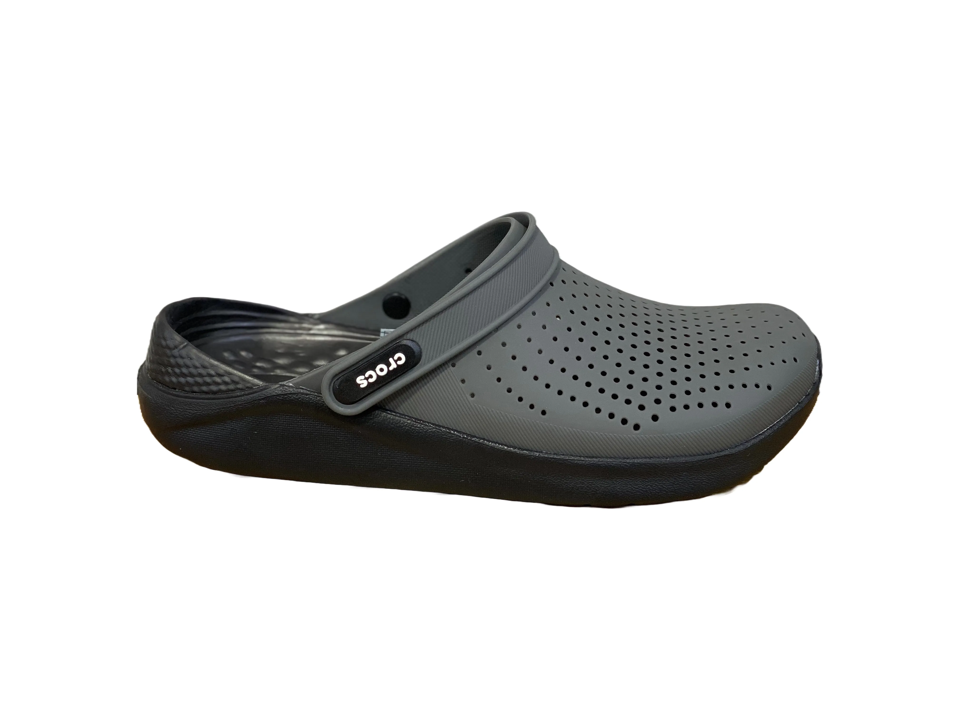 CROCS gris foncé et noir