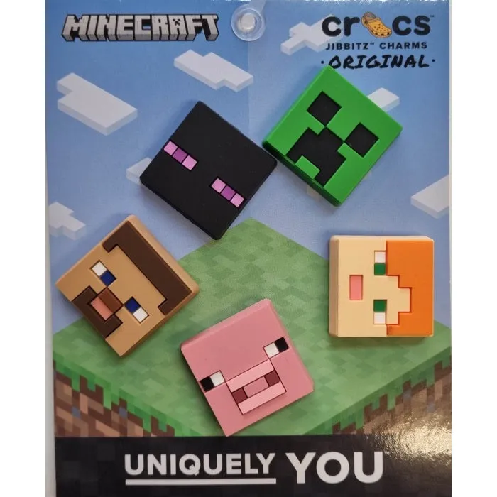 Crocs Jibbitz 5 Pack - Minecraft