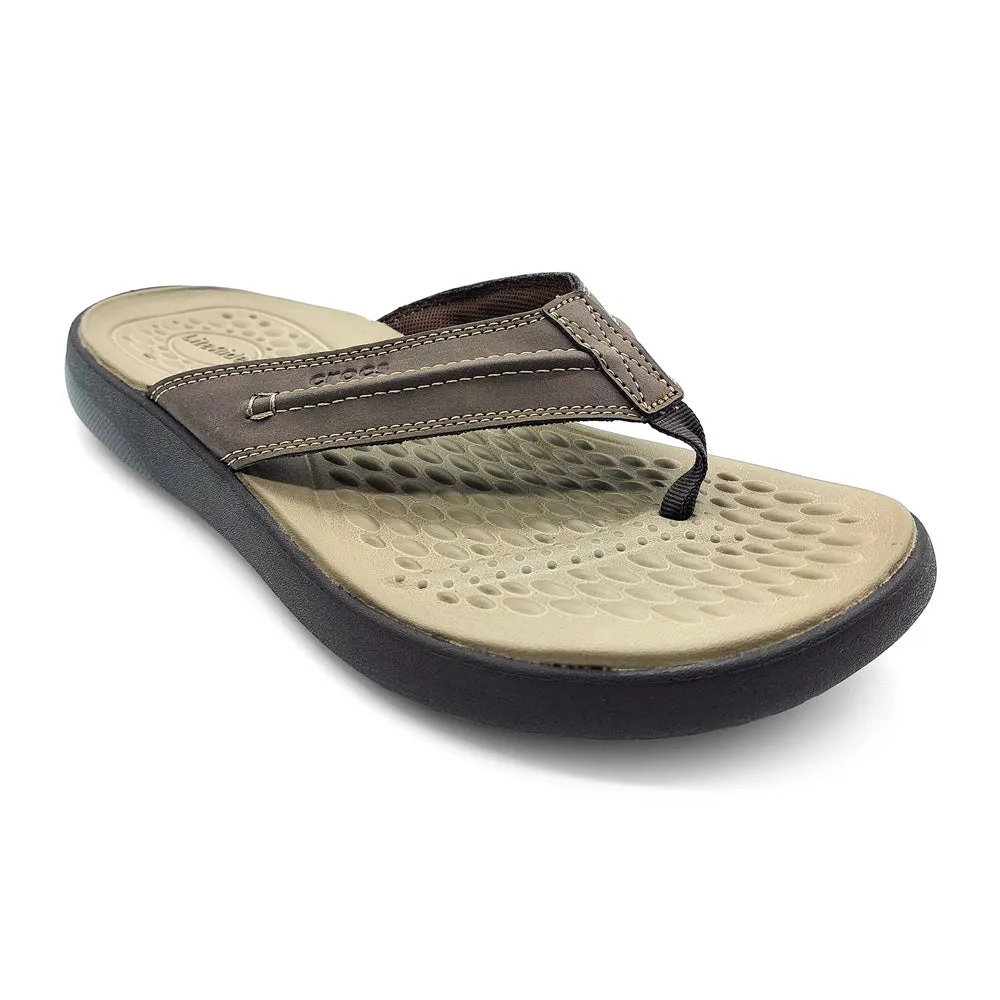 Crocs Men's 209332-206 Yukon Vista II Flip Espresso