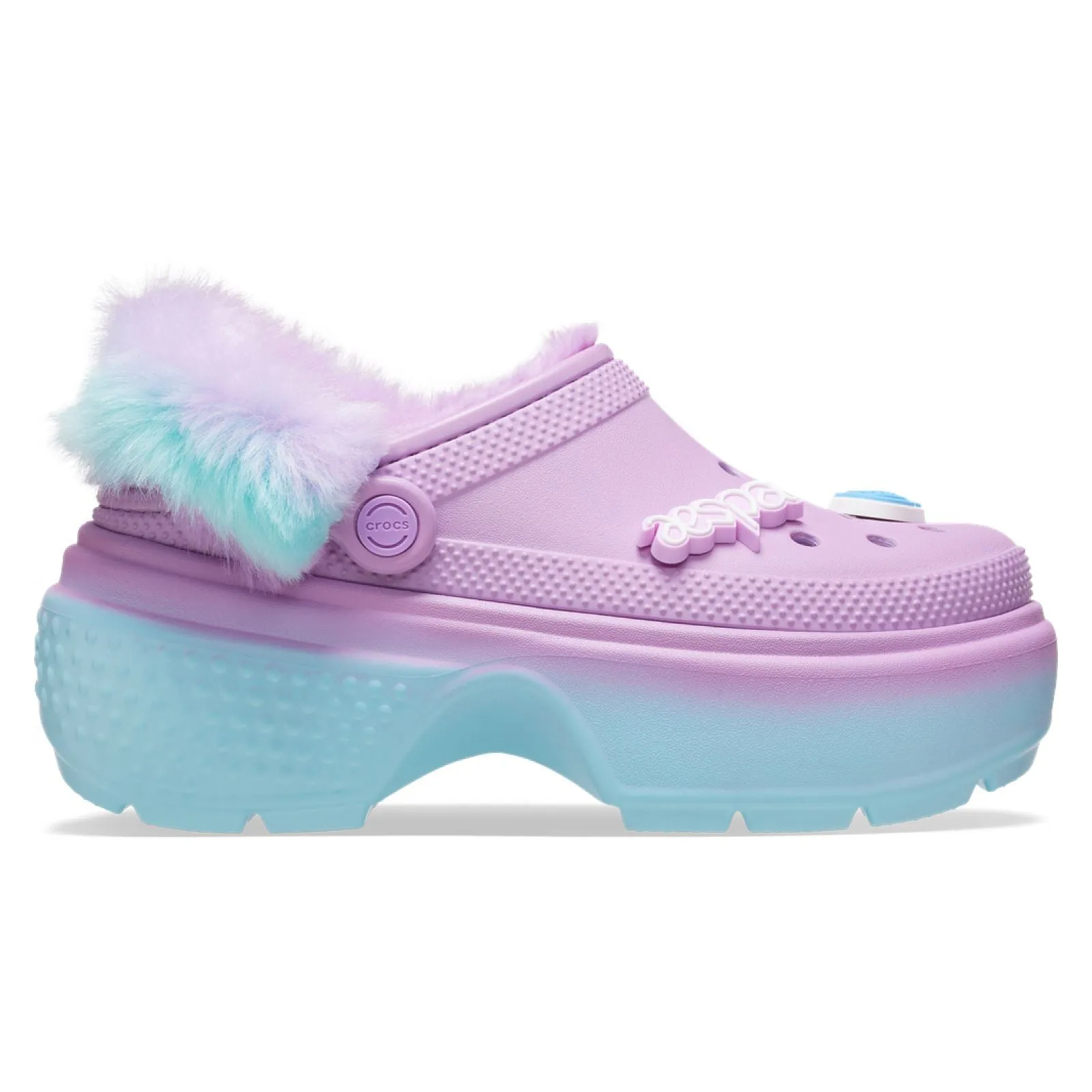 Crocs Mujer Aespa X Crocs Stomp Lined Clog Zuecos Purpura