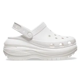 Crocs Mujer Classic Mega Crush Clog Zuecos Blanco