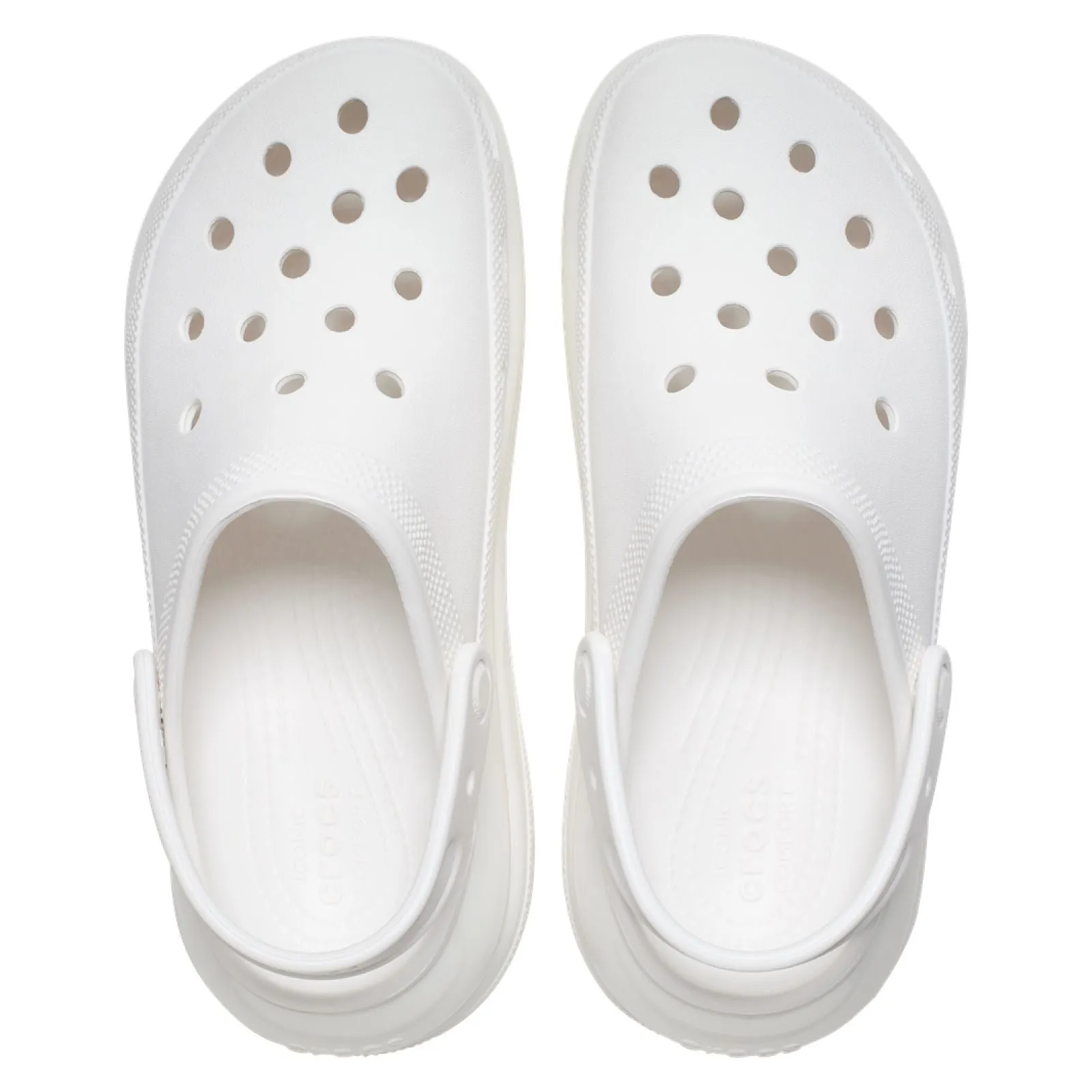 Crocs Mujer Classic Mega Crush Clog Zuecos Blanco