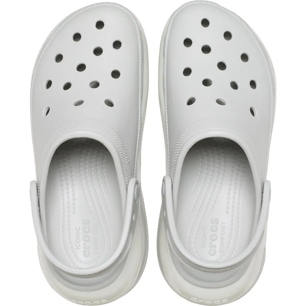 Crocs Mujer Classic Mega Crush Clog Zuecos Gris