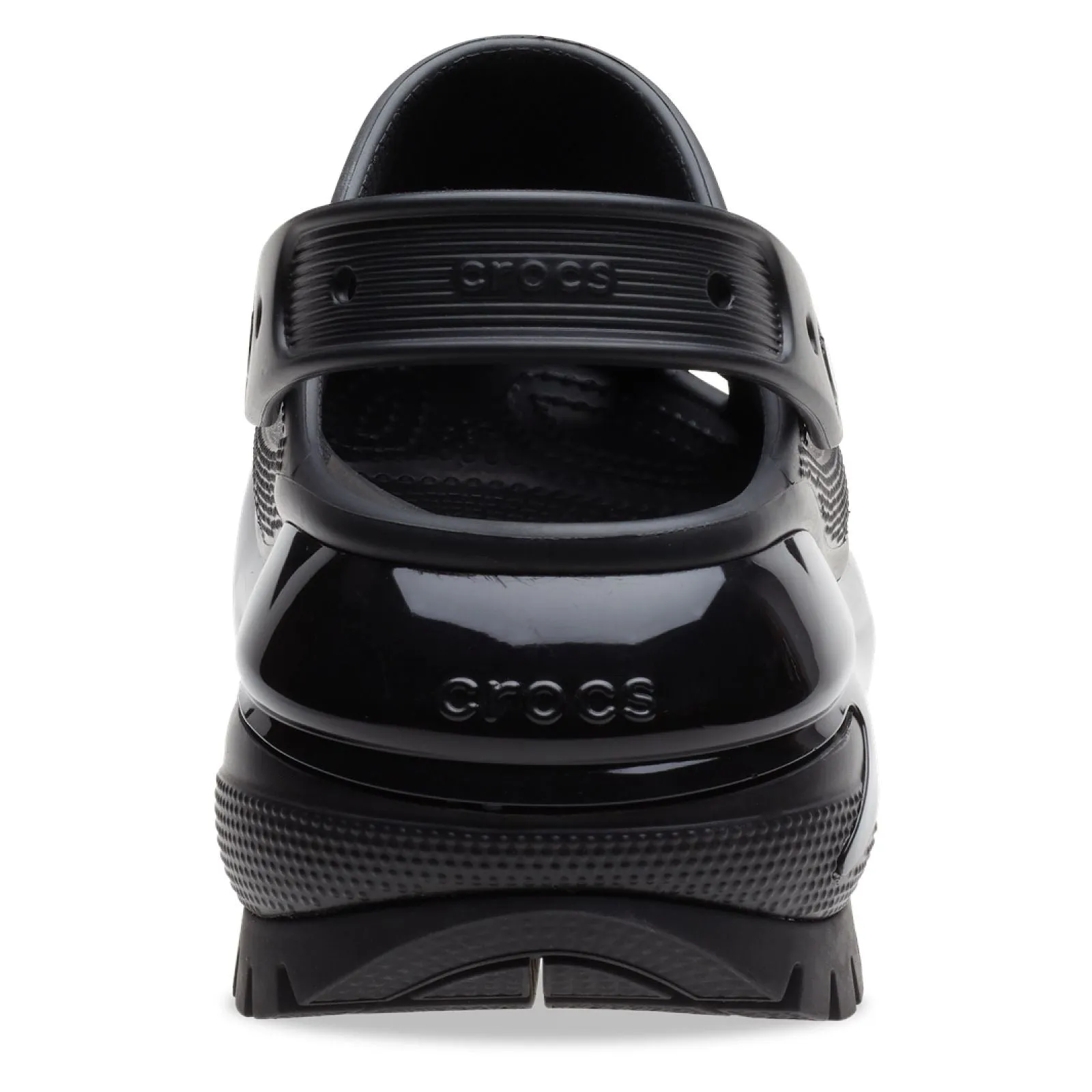 Crocs Mujer Classic Mega Crush Clog Zuecos Negro