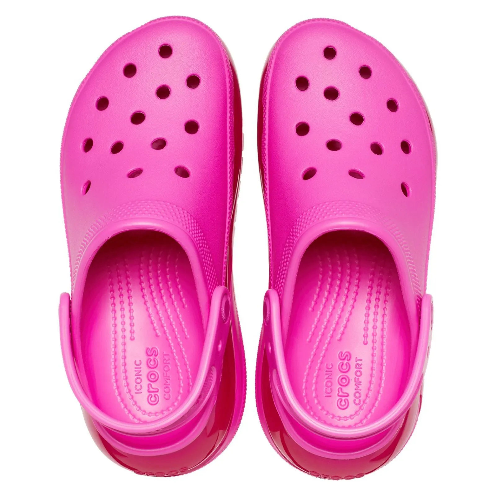 Crocs Mujer Classic Mega Crush Clog Zuecos Rosado