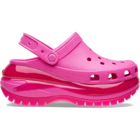 Crocs Mujer Classic Mega Crush Clog Zuecos Rosado