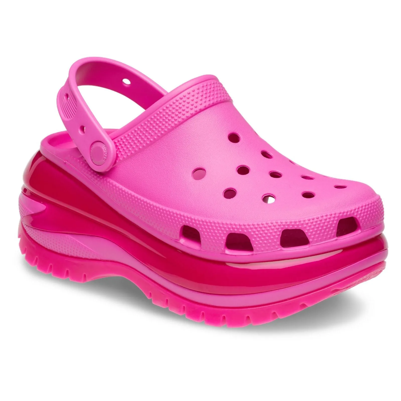 Crocs Mujer Classic Mega Crush Clog Zuecos Rosado