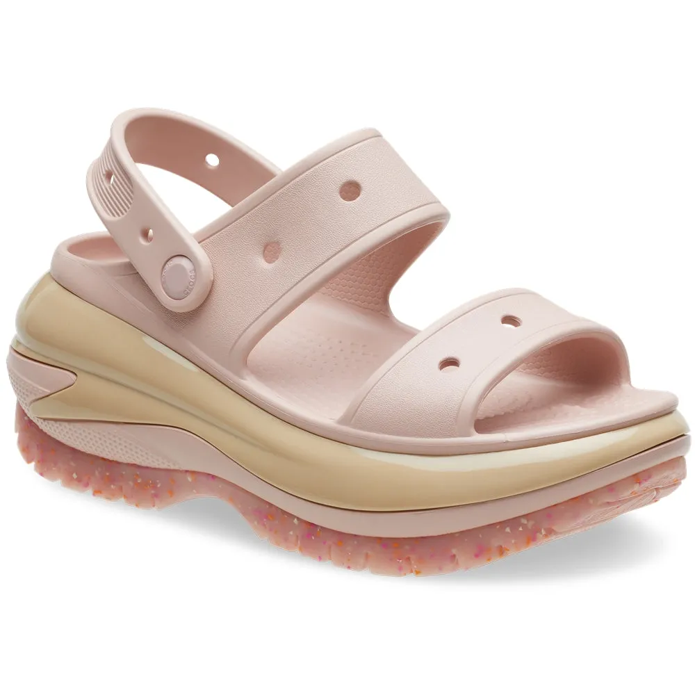 Crocs Mujer Classic Mega Crush Sandal Sandalias Rosado