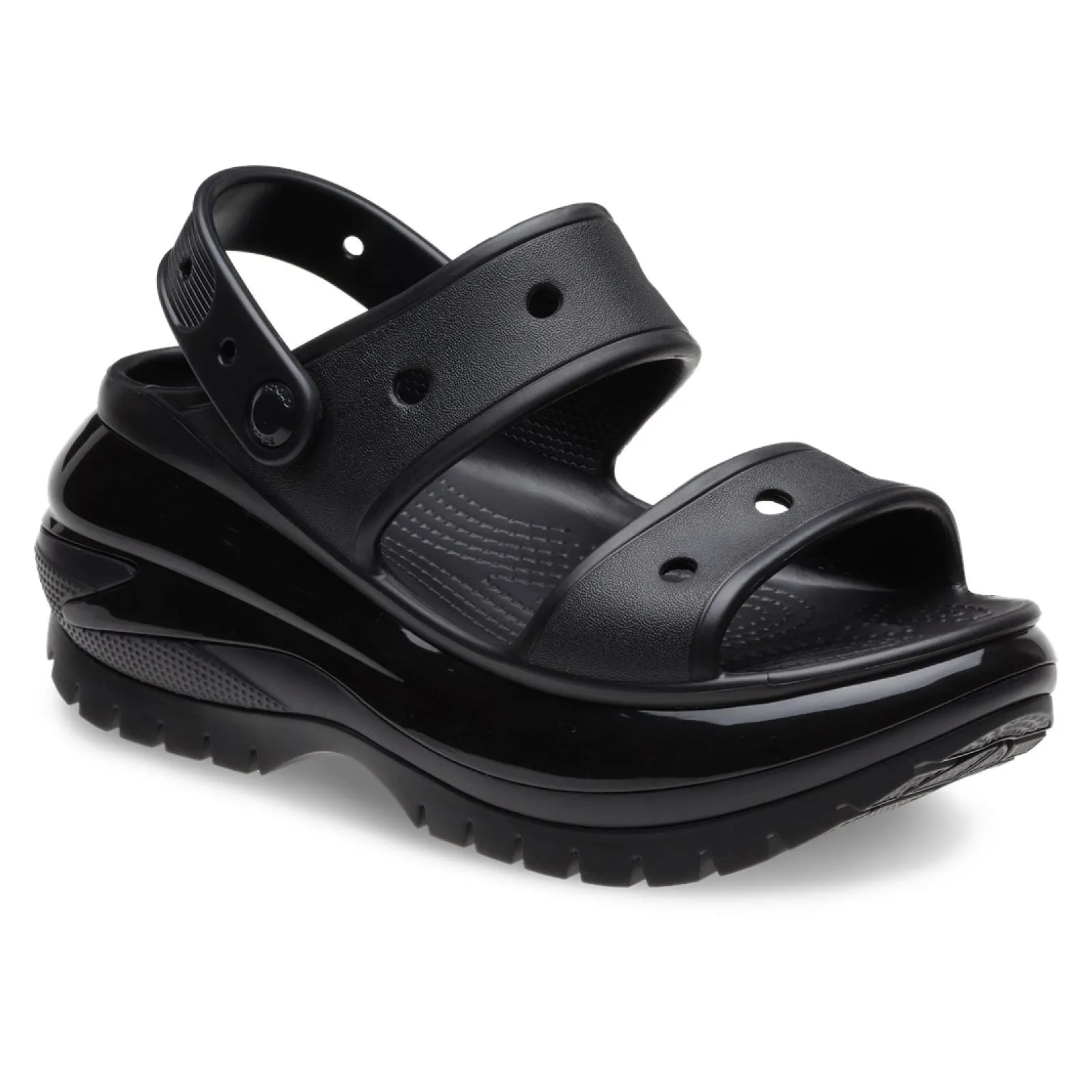 Crocs Mujer Mega Crush Sandal Sandalias Negro