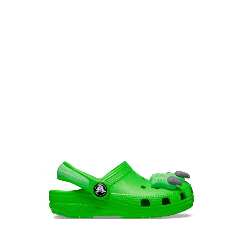 CROCS SABOT CLASSIC I AM DINOSAUR CLOG T CR209700 GREEN SLIME