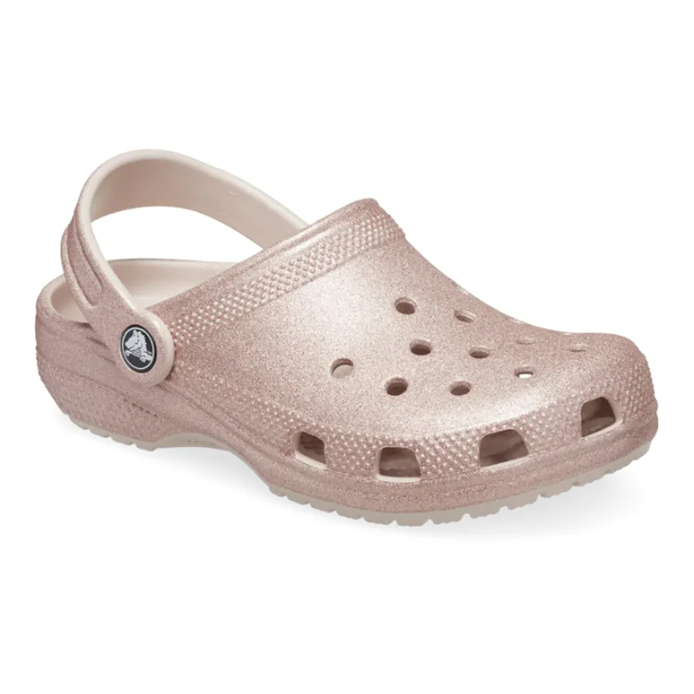 Crocs Sandalias para Niñas 206993 Classic Glitter Clog K