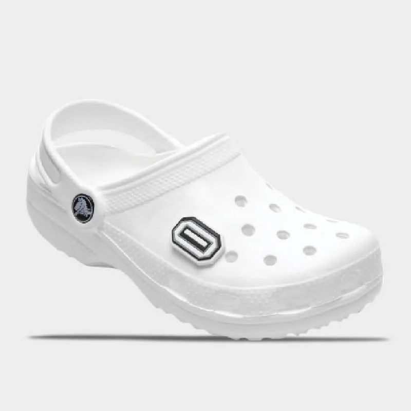 Crocs Unisex B&W Number 0 Jibbitz Black/White _ 172444 _ Black