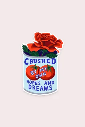 Crushed Vinyl Sticker