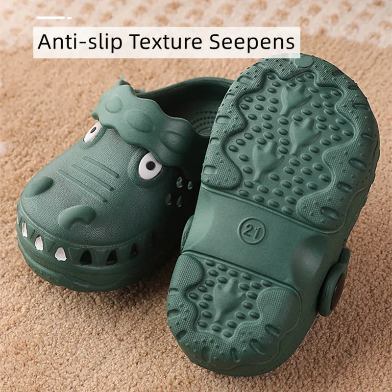 Fashion Summer EVA Soft Sandals Children's Crocodile Slippers