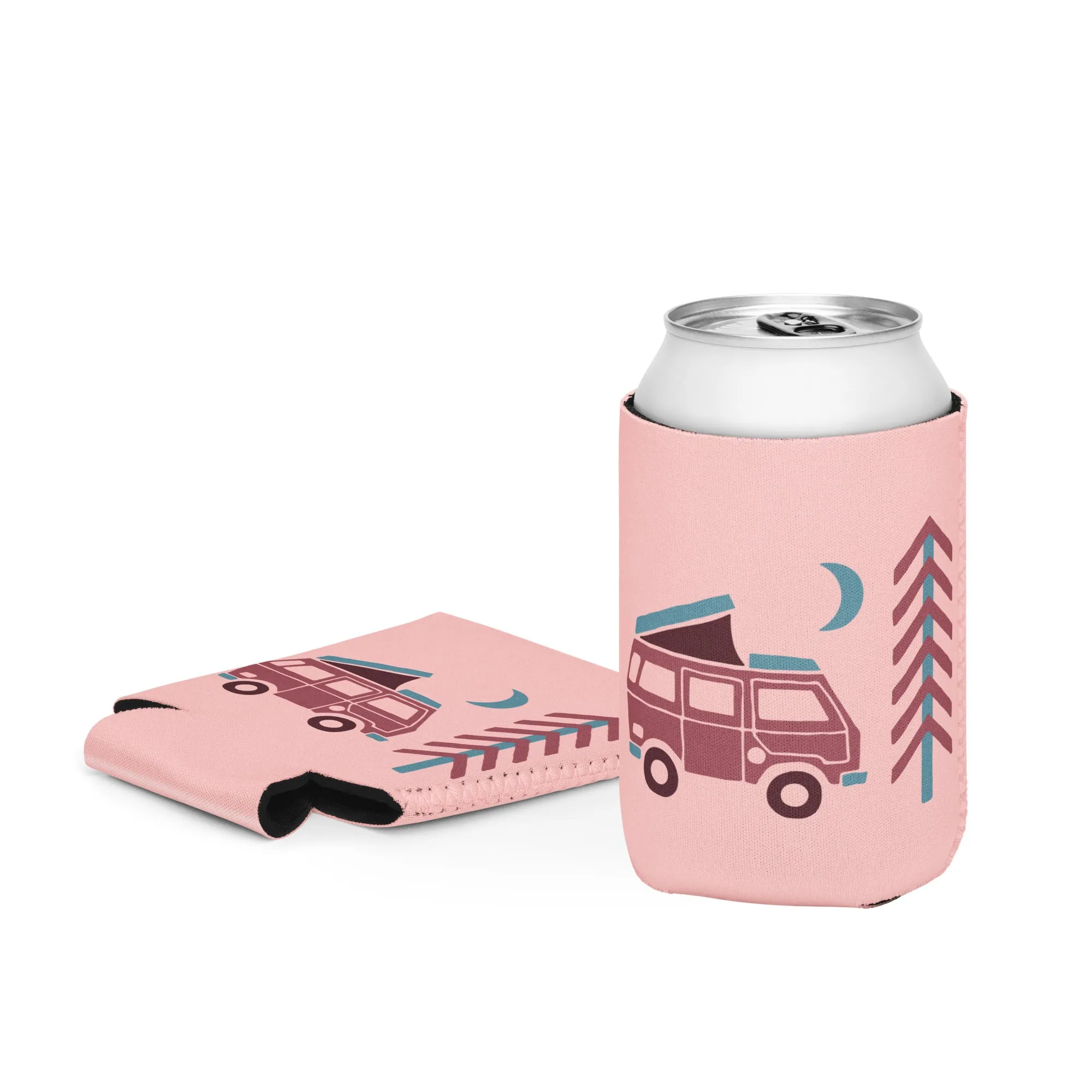 Go Outside Van & Moon Can Coozie