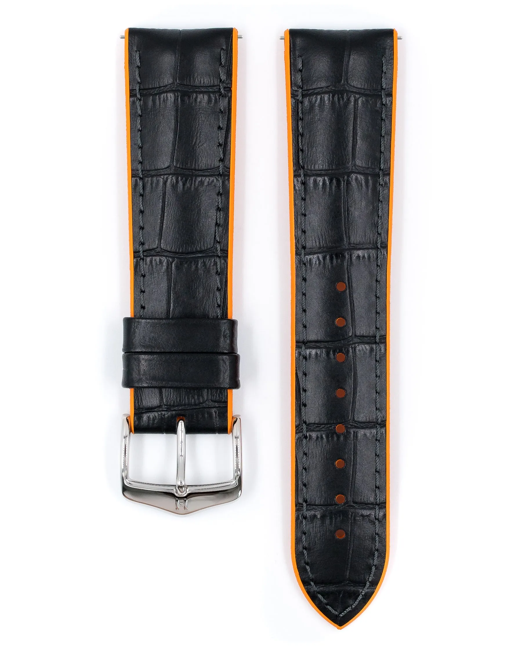 HIRSCH ANDY Performance Alligator Embossed Calfskin Watch Band  092 76 28