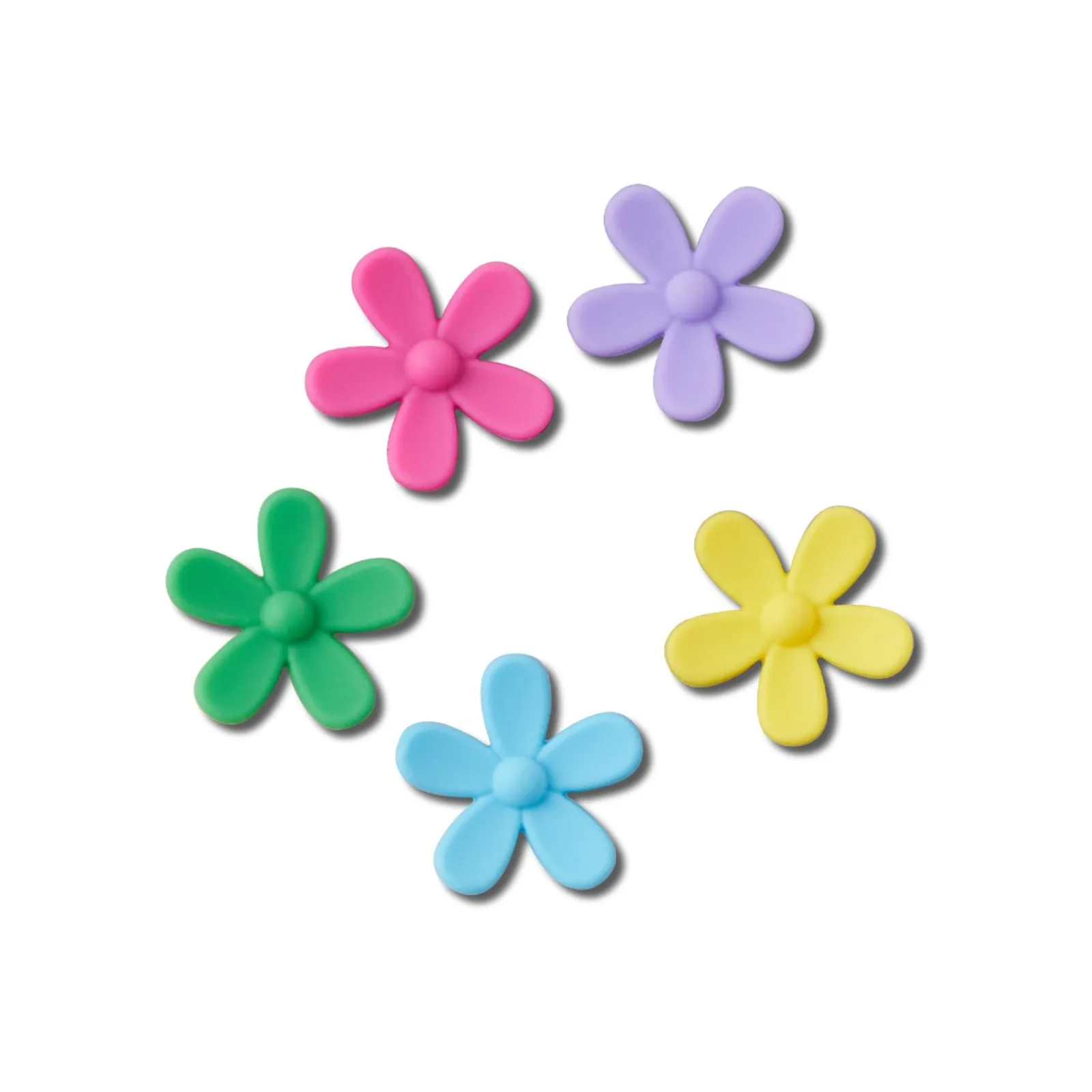 Jibbitz-10011431 Flower Power 5 Pack Unisex Adult