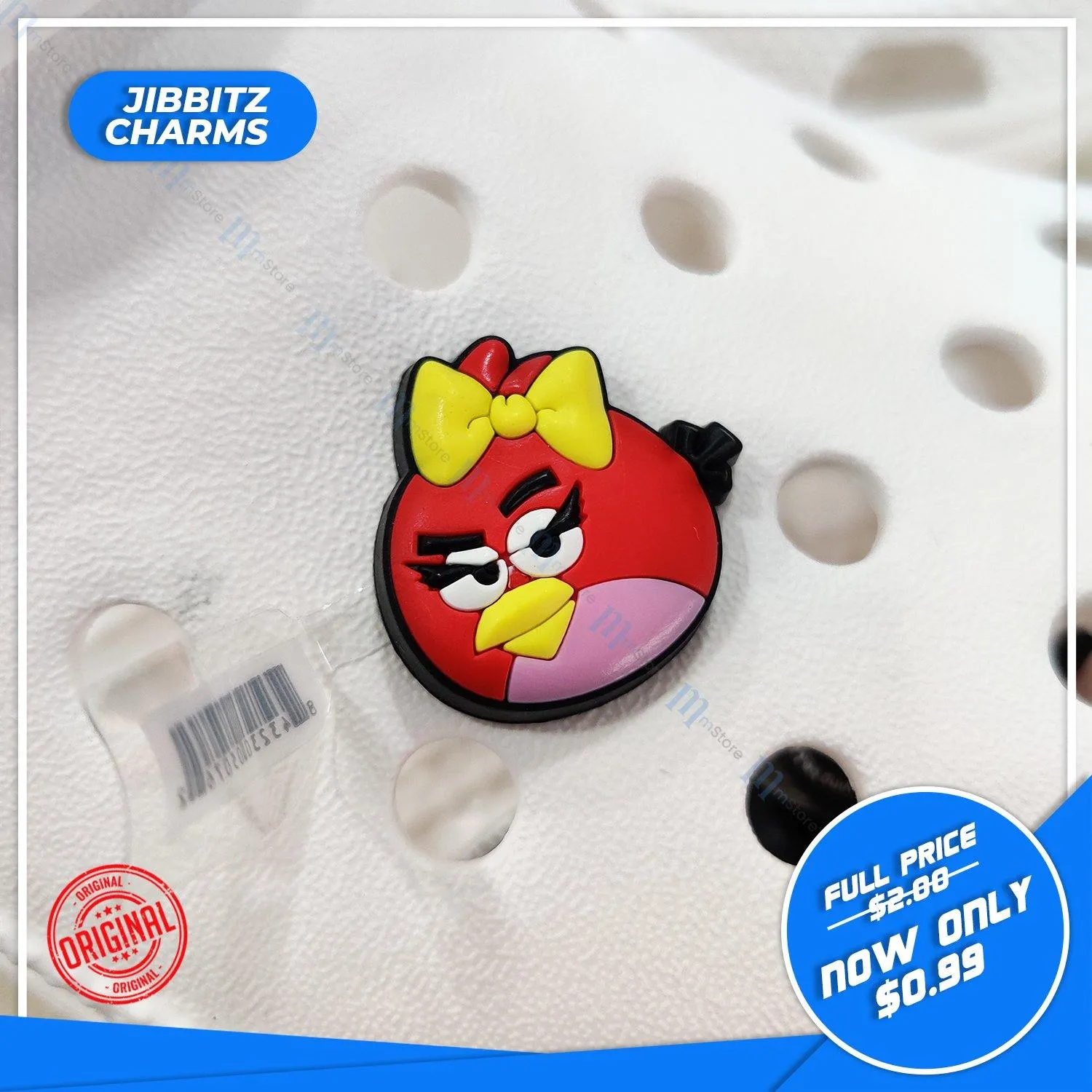 Jibbitz - Angry Bird - Red - 1